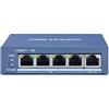 Hikvision DS-3E0505P-E Switch PoE 5 Porte Gigabit per Videosorveglianza