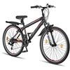 Chillaxx Bike Escape Premium Mountain Bike da 24 e 26 pollici per ragazze, ragazzi, uomini e donne - 21 marce (26 pollici, freno a V nero e rosso)