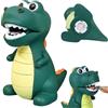 Nizirioo Salvadanaio a forma di dinosauro per bambini: salvadanaio a forma di dinosauro, grande per ragazzo e ragazza, salvadanaio infrangibile, in materiale PVC, per la decorazione della cameretta