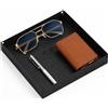 Situér Milano Svuotatasche Design Moderno 20x20cm in Metallo Verniciato Nero Made in Italy - Vassoio Portaoggetti Versatile, Elegante e Raffinato