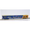 RIVAROSSI HR4420 ZSSK, carro trasporto auto DDm916, in livrea blu e arancione,