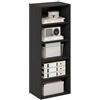 Furinno Basic Libreria Aperta a 5 Ripiani, Scaffale, Organizzatore Portaoggetti, 29 x 42.2 x 110.9 cm, Espresso
