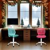FurnitureR 2 sedie ergonomiche da scrivania per bambini, ragazzi, ragazze, gemelli, altezza regolabile, girevole, sedia da scrivania per computer portatile, per casa, ufficio, studio