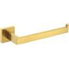 Angle Simple Portasciugamani da bagno da cucina 26 cm, Angle Simple SUS304 in acciaio inox, barra per asciugamani quadrata, gancio per asciugamani a braccio aperto, supporto a parete per asta asciugamani, oro
