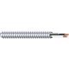 Southwire 68580023 100-feet 12/2 Type 12-gauge 2 Conductors MC Solid metal Clad cable with aluminum Armor and Green Insulated Ground Wire