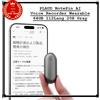 Orgoglioso Registratore vocale PLAUD NotePin AI indossabile 64 GB 112 Lang 20H grigio