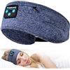 Joseche - Mascherina per dormire con cuffie Bluetooth, fascia per dormire per dormire sport, maschera per dormire sul fianco, idea regalo ed elementi essenziali da viaggio per donna, uomo, moglie,
