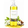 YAMUNA NATURAL BEAUTY Olio da massaggio, 100% vegetale, cosmetico naturale ungherese, olio professionale, privo di paraffina e parabeni per un massaggio rinfrescante. (1000 ml, Secret Garden)