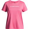 UNDER ARMOUR TECH WORDMARK GRAPHIC SS 672 T-shirt Allenamento Bambina