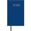 Dohe - Agenda 2026 - Vista settimanale, formato tasca (8,5 x 13 cm), copertina rigida morbida in ecopelle, 12 mesi da gennaio a dicembre, pianificatore annuale in spagnolo con segnalibro - Lisbona Blu