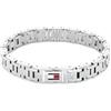 Tommy Hilfiger Bracciale da uomo Jewelry a maglie in acciaio inossidabile - 2790682
