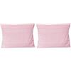 Italbaby 030.0090-1 Federa Guanciale per Carrozzina, Rosa (Confezione da 2)