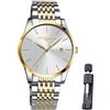 Raitown Orologio Uomo in Acciaio Inossidabile, Movimento Quarzo Analogico