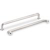SYZOW 6 Pezzi Maniglie per Mobili da Cucina, Maniglie per Mobili Maniglie per Armadio per mobili maniglie per da cucina 192mm (Nichel satinato)