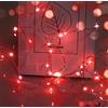 cshare Catena di luci a LED, 3M 30 Micro Led Stringa Luci a Batteria,Catena Lucine Fata Filo di Rame Argentato Decorative per Interni e Esterni,Feste,Giardino,Natale,Matrimoni,Stanza (Rosso)
