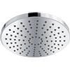 Schläfer 136010 | Soffione Doccia Tondo Ø 20cm, Soffione Doccia Anticalcare con Getto a Pioggia ad Alta Pressione in Abs, Snodo Girevole Universale G 1/2