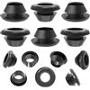 KGGZKG 15 bocchette in gomma impermeabile per cavi in gomma per cavi, tappi in gomma per cavi passanti, tappi in gomma ID 30 mm, diametro di montaggio 32 mm per filo e protezione del cavo (nero)