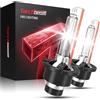 Torchbeam D2S Xenon LED 6000K 35W con Base a Staffe Metalliche | Design Impermeabile IP67, Plug and Play, Confezione da 2