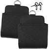 POFET 2 Pezzi Organizer per Auto, Scatola Portaoggetti per Auto, Scatola Portaoggetti per Prese d'Aria, Organizzatore Portaoggetti Borsa per Riporre Chiavi, Telefoni Cellulari