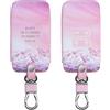 kwmobile Coprichiave Compatibile con Renault Smart Key 4 Tasti (Keyless Go) - Cover Chiave - Guscio Protettivo Copri Telecomando Auto Similpelle - Be Happy Moment