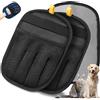 Zivacate 2 Pezzi Guanto Peli Gatto, Guanto Peli Cane | Guanto Elettrostatici Riutilizzabile per Rimozione Pelo, Guanto a Cinque Dita per Animali per Abiti, Letto, Divano, Moquette