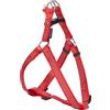Bobby Bobbi Brown Bobby Safe - Pettorina per Cani di Taglia Grande, Riflettente e Resistente, con Doppio Anello in Metallo, Colore Rosso, Taglia L/Circonferenza Petto 52-76 cm
