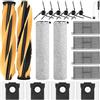 Bisenkud 20 pezzi accessori per robot aspirapolvere Mova Z60 Ultra Roller Complete/Standalone, ricambio con 2 spazzole principali, 2 rulli di pulizia, 4 filtri, 4 sacchetti per polvere, 6 spazzole laterali, 1