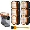 Fiteber 6 Filtro per Aspirapolvere Philips FC5005/01,FC6812 FC6813 FC6822 FC6823 FC6826 FC6723/01 FC6901-FC6904 XC7042/01 XC8045/01 XC8147/01 Philips SpeedPro Max Aqua Accessori Ricambio Filtro