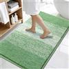 Enyhom Tappeto Bagno Grande 80 x 120 cm, Tappetino da Bagno Antiscivolo Lavabile in Lavatrice, Tappetini Bagno Verde Super Assorbente Morbido, ad Asciugatura Rapida Tappeto Scendi Doccia