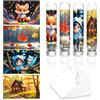 LinPuzzle Mini puzzle per adulti (4 confezioni) Puzzle da 150 pezzi con progetto di riferimento, micro puzzle, viene fornito con pinzette per piccoli puzzle e risparmio di puzzle, adatto come regalo