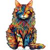 KAAYEE Puzzle Legno per Adulti, Puzzle in Legno Maine Cat