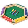 yolzhxe Shut The Box, Gioco da Tavolo in Legno per 2-6 Giocatori, Giochi Classici Dadi con 12 Dadi, Gioco da Viaggio Matematici, pour Famiglia, Bar, Festa