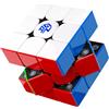 GAN V100 Maglev Cubo di Velocità Professionale 3x3 Speed Cube, Cubo Magnetico con 72 Magneti e Design Leggero da 64g, GAN Cube 355 Maglev è Perfetto per Giocatori con Mani Piccole e per Principianti.