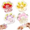TOGETDREAM 4 Pezzi Taba Squishy Zampa, Giocattoli da Spremere Zampe di Gatto Frutta Squishy Zampa Gigante Zampa Squishy Giocattolo Antistress Giocattolo Antistress Zampe di Gatto per Relax Bambini e Adulti