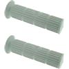 cyclingcolors Manopole moto 130 mm diametro 24 mm in gomma per manubrio compatibile con Vespa PX 125 150 cc, grigio