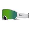 Giro Cruz Occhiali da sci - Occhiali da snowboard per uomini, donne, giovani - impilati bianchi - Loden Green