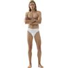 Mey 34219-101 Men's Network White Solid Colour Brief XLarge (Brand Size 7)