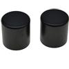 KAISH Confezione da 2 manopole in legno stile Tele Flat Top Dome Manopole Chitarra Basso Pomelli in Legno di Ebano