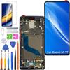 HLYGZX Schermo LCD per Xiaomi Mi 9T M1903F10G TFT Display di ricambio Touch Screen Assembly Kit di riparazione (nero con cornice, senza impronte digitali)