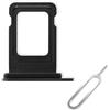 Cemobile Supporto per slot per scheda SIM di ricambio per iPhone 15 Pro e 15 Pro Max (versione SIM singola) con anello di tenuta in gomma impermeabile + perno di espulsione aperto (blu titanio)