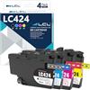 LCL LC424 Cartucce d'inchiostro Compatibile per BROTHER LC424 LC-424 | LC-424VAL Sostituzione per Brother DCP-J1200W DCP-J1200WE Printer (KCMY, 4-Pack)