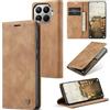 Ottcooed Cover per Xiaomi 15T Pro Custodia, Cover Pellicola a Libro Portafoglio in Pelle Porta Carte Protettiva Slot per Scheda Flip Case Wallet Case con Xiaomi 15T Pro, Marrone