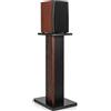 OUUTMEE Supporti per altoparlanti in legno da 60 cm (24 pollici) - Robusti supporti per altoparlanti HiFi per home cinema, Supporto universale per altoparlanti da pavimento con design riempibile di