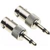 Keple Adattatore Da Presa BNC A Spina Jack Mono Da 3,5 Mm Spina Femmina TS Maschio, Adattatore Composito Per Antenna Radio DAB CB Da 1/8 Con Connettore Nichelato, DVR E Altro - Confezione Da 2