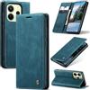 Ottcooed Cover per Xiaomi Redmi Note 14 4G Custodia, Cover Pellicola a Libro Portafoglio in Pelle Porta Carte Protettiva Slot per Scheda Flip Case Wallet Case con Xiaomi Redmi Note 14 4G, Blu verde