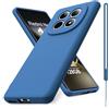 Vansdon Cover Compatibile con Xiaomi Redmi Note 15 4G/5G/Poco M8 5G, Gomma Gel di Silicone Liquida Antiurto Custodia - Blu notte