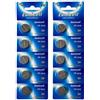 Eunicell CR 1632 Batteria a bottone, al litio, 3 V, 120 mAh, 10 pezzi (2 blister da 5 batterie)