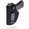 REDAPRIC Fondina per pistola nascosta per uomini e donne,fondina universale per pistola 9mm,fondina da cintura staccabile,fondina per pistola da allenamento,fondina destra e sinistra per Shield Glock