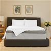 Casper Sleep Comfy - Coprimaterasso per letto king size, 7,6 cm, colore: grigio