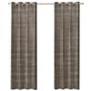 LW Collection Tende con anelli Tortora Ciniglia già pronte 140x270 cm - Tende pronte con anelli ciniglia - Tende in ciniglia - Tende oscuranti - Oscuranti
